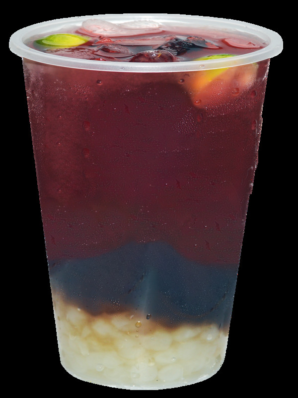 創(chuàng)意檸檬小圓子藍莓可口果茶飲品