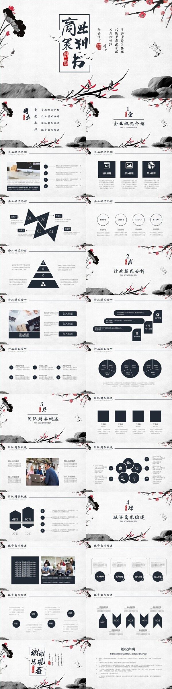 商務(wù)復(fù)古項(xiàng)目融資商業(yè)計(jì)劃策劃書PPT模板