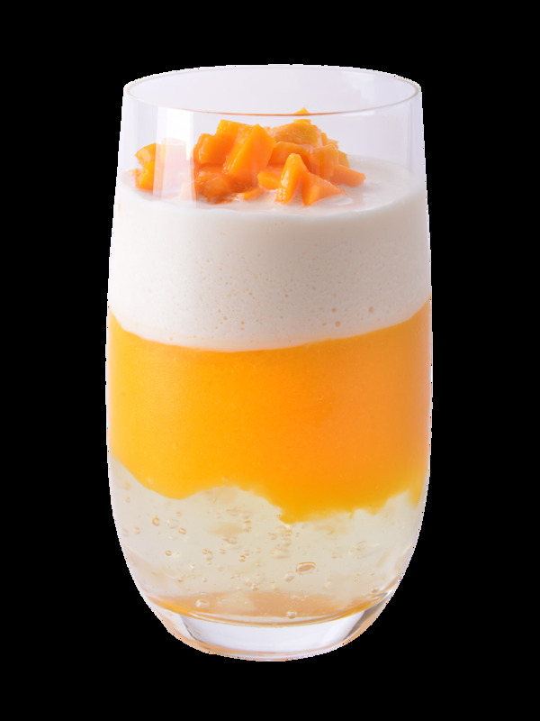 夏日清涼芒果風(fēng)味創(chuàng)意飲品芒果果肉飽滿