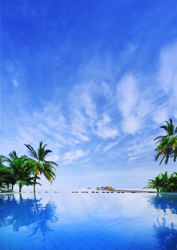 海天一色圖片
