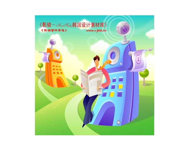商業(yè)寓意插畫(huà)商務(wù)矢量素材商務(wù)男性HanMaker韓國(guó)設(shè)計(jì)素材庫(kù)