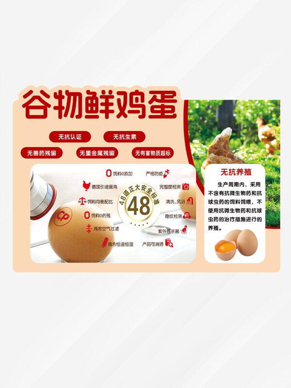 新鮮營養(yǎng)健康谷物鮮雞蛋