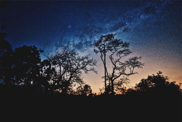 寧?kù)o浪漫的夜空星光點(diǎn)點(diǎn)