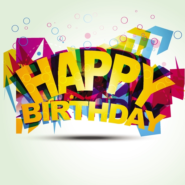 Happybirthday字體設(shè)計(jì)