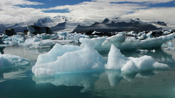 北极冰海图片