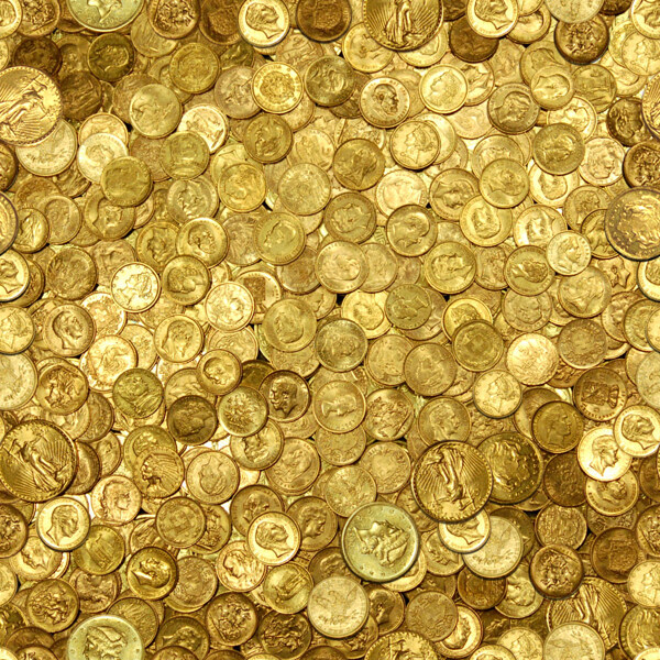 金色錢幣