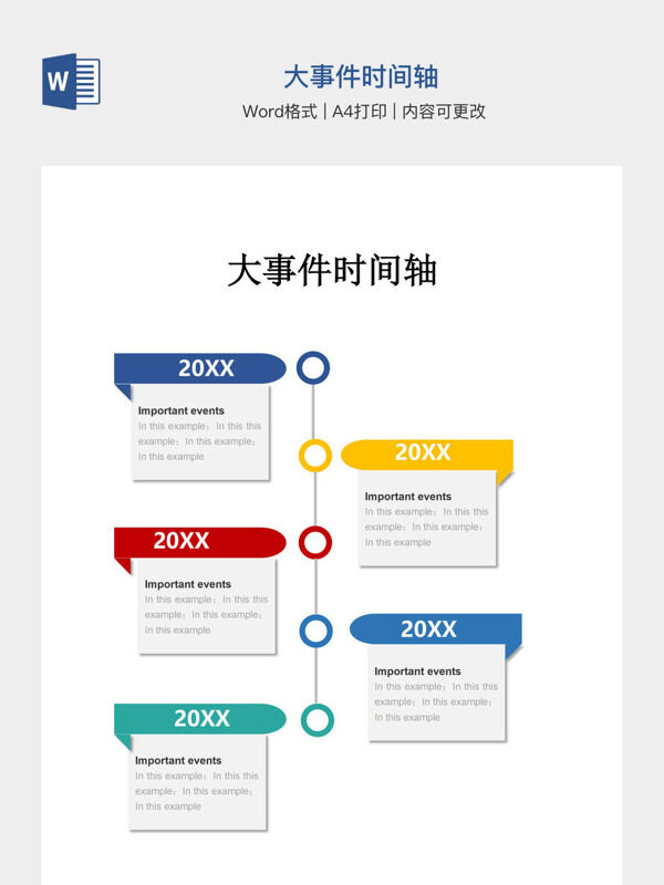 大事件时间轴