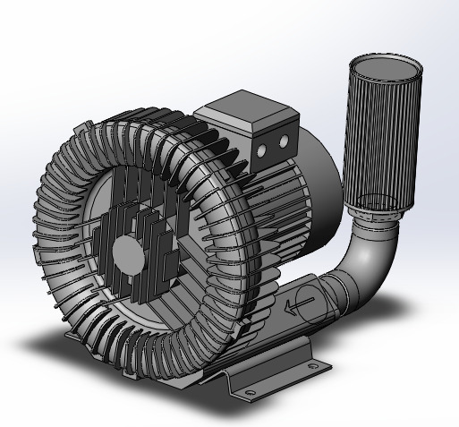 渦流風(fēng)機(jī)3D模型