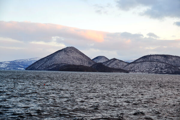 日本北海道洞爷湖风景