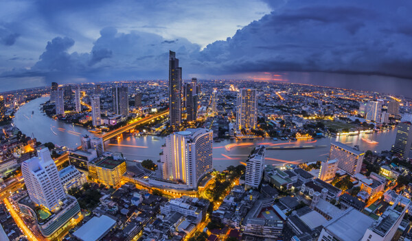 世界泰国曼谷全景