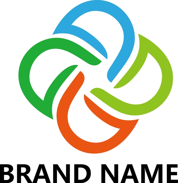 D字母设计企业logo