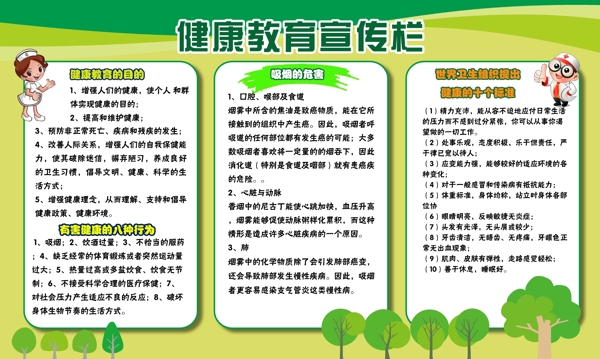 健康教育宣傳欄