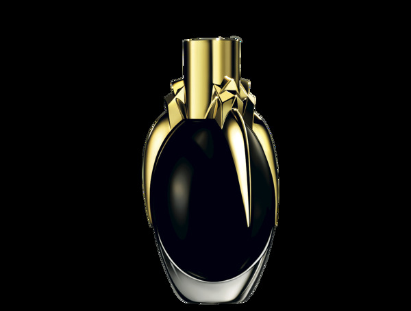 黑色香水瓶png元素