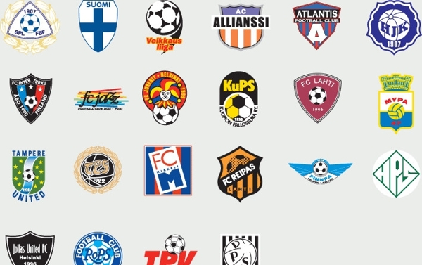 全球2487个足球俱乐部球队标志芬兰图片