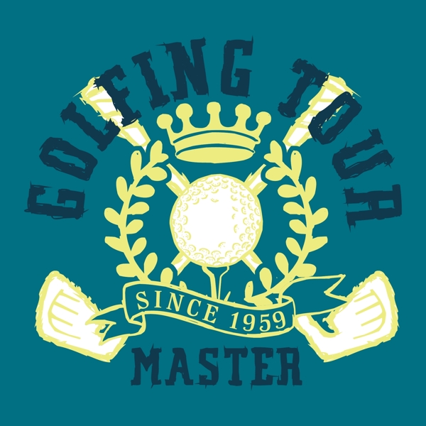 印花矢量圖T恤圖案圖文結(jié)合運(yùn)動(dòng)曲棍球免費(fèi)素材