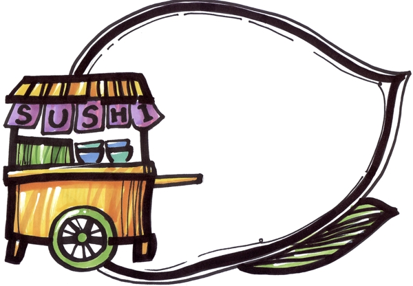日式餐車(chē)圖片