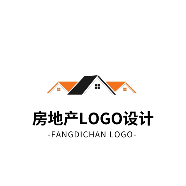 简约大气创意房地产logo标志设计