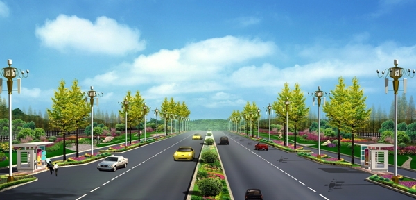 道路景观图
