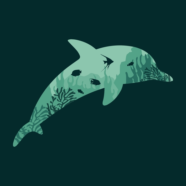 花纹海豚