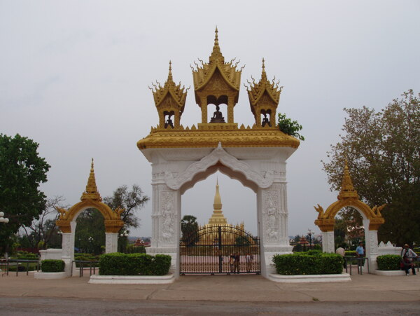 老挝万象塔銮图片