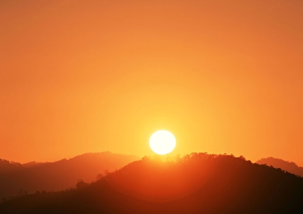 彩霞夕阳天空火烧云云彩云海云朵云大自然广告素材大辞典