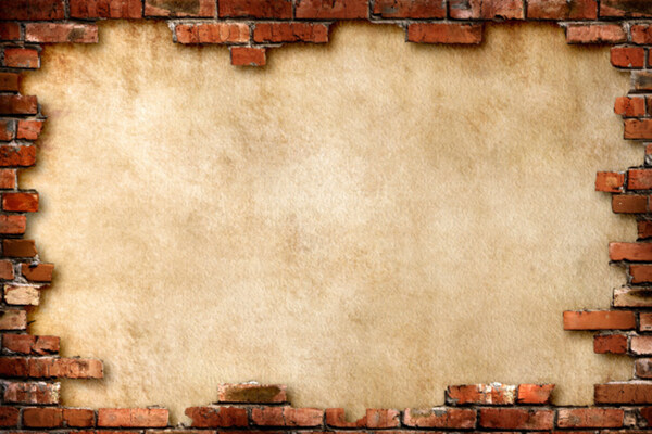 古典墙壁砖头背景素材图