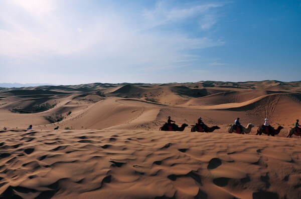 沙坡头腾格里沙漠图片