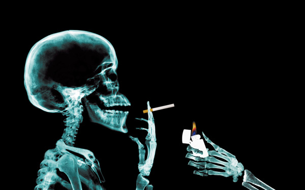 X光透视禁烟主题