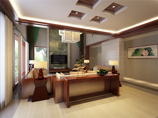 室内客厅模型设计