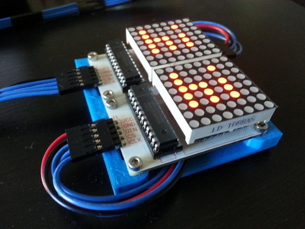 LED矩阵样机安装
