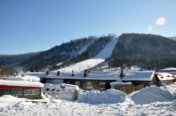 雪乡滑雪场图片