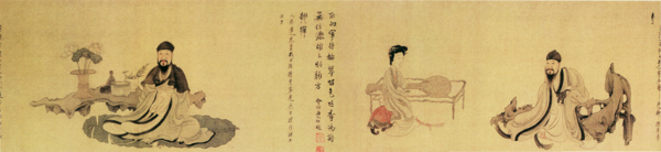 明朝古代人物民间人物人物壁画中国文化人物画像中国风中华艺术绘画