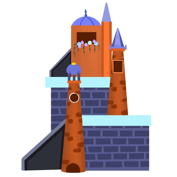 欧洲城堡城墙