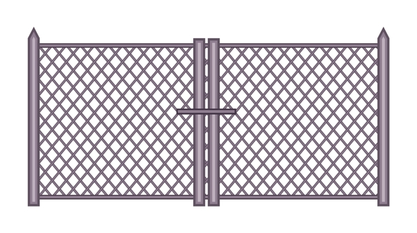 老式的栅栏门的设计