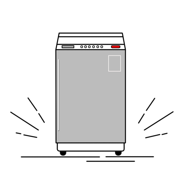 卡通洗衣机元素图标