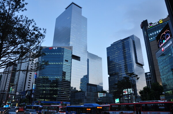 首尔街景图片