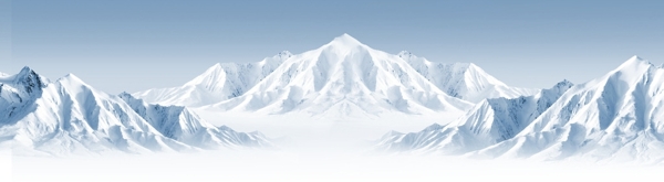 雪山风景海报背景