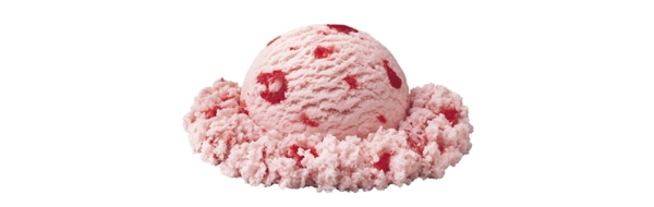 粉红色冰淇淋免抠psd透明素材