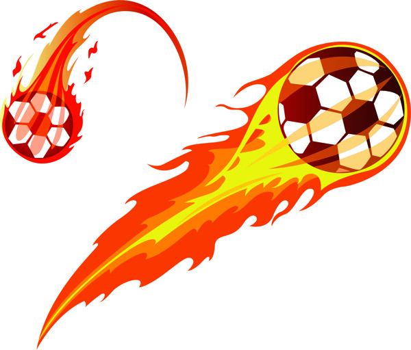 异形火焰形状足球