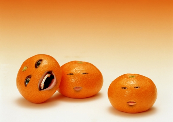 橙子笑脸