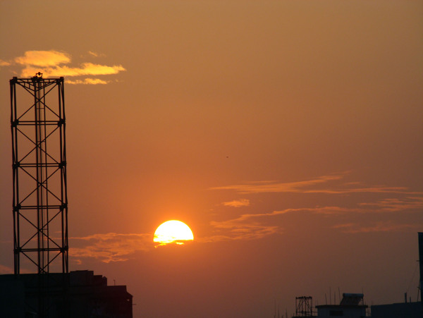 夕阳图片