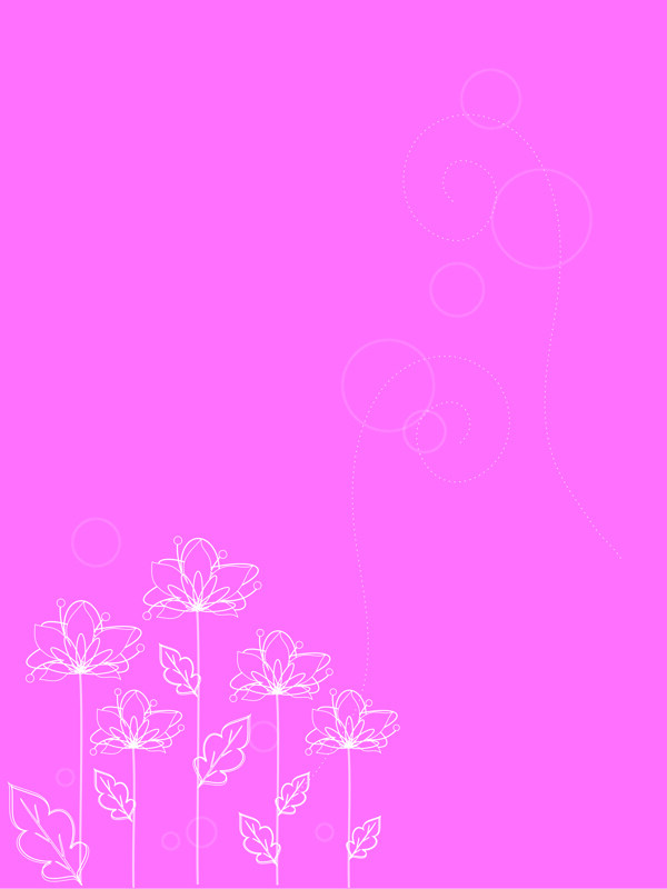 简单花朵花纹粉色浪漫移门图
