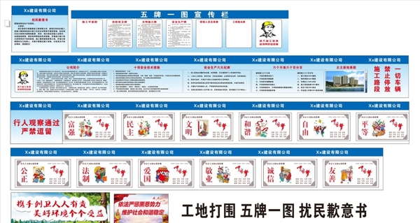 工地打围五牌一图