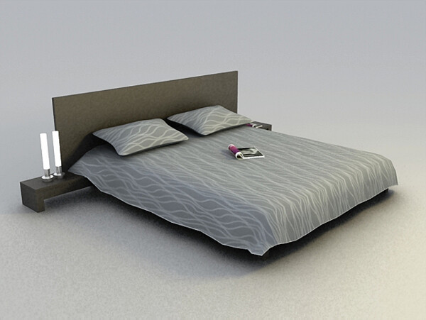 卧室床模型设计