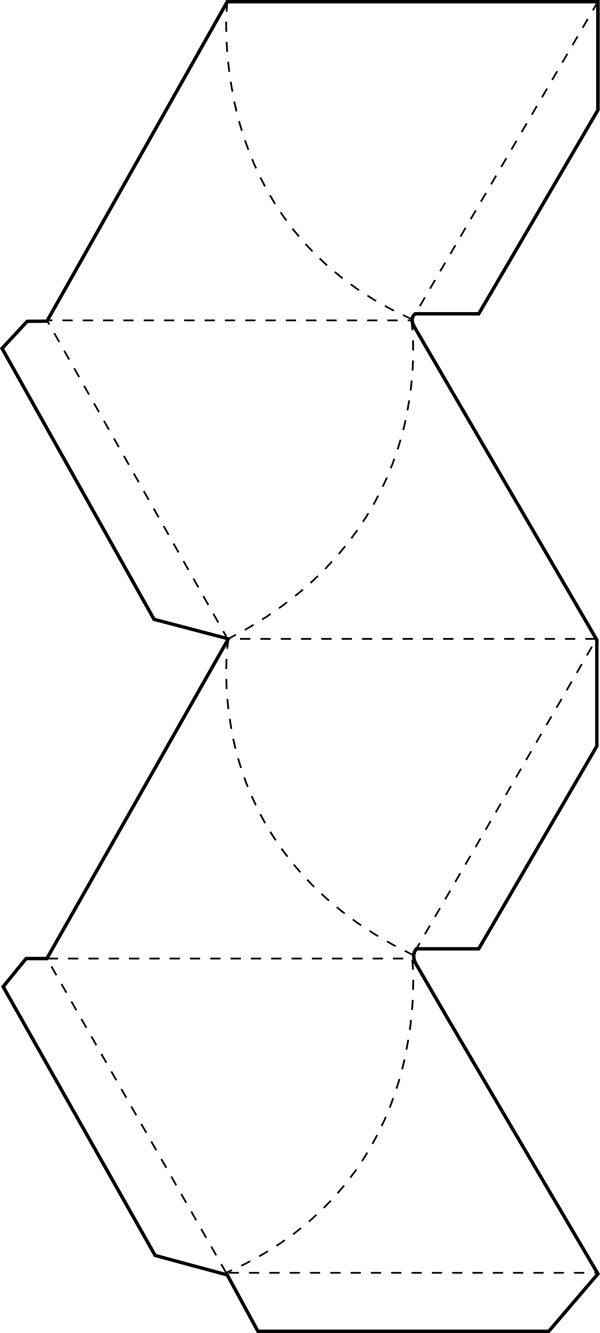 包装盒外形矢量纸盒矢量包装盒展开分割图矢量5