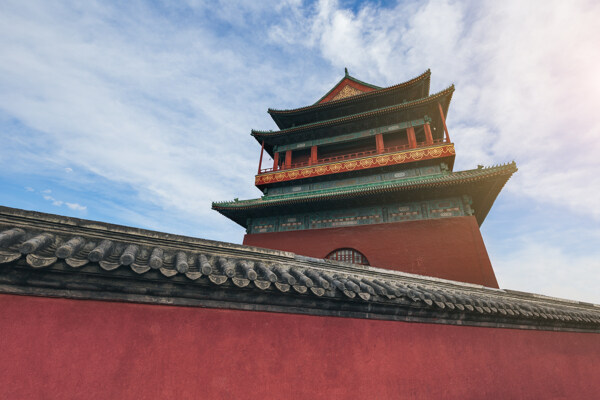 北京古代建筑鼓楼