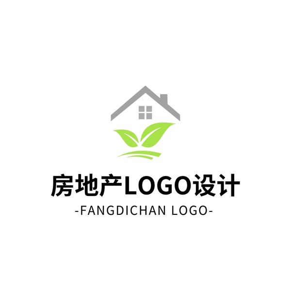 简约大气创意房地产logo标志设计