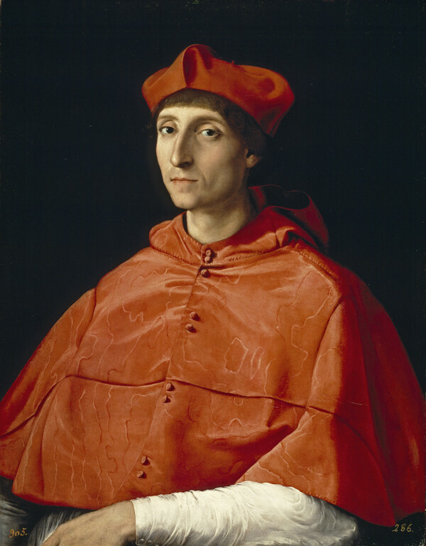 RaphaelTheCardinalCa.1510意大利画家拉斐尔Raphael古典人物油画装饰画