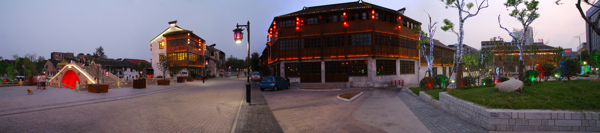 南长街口全景图片