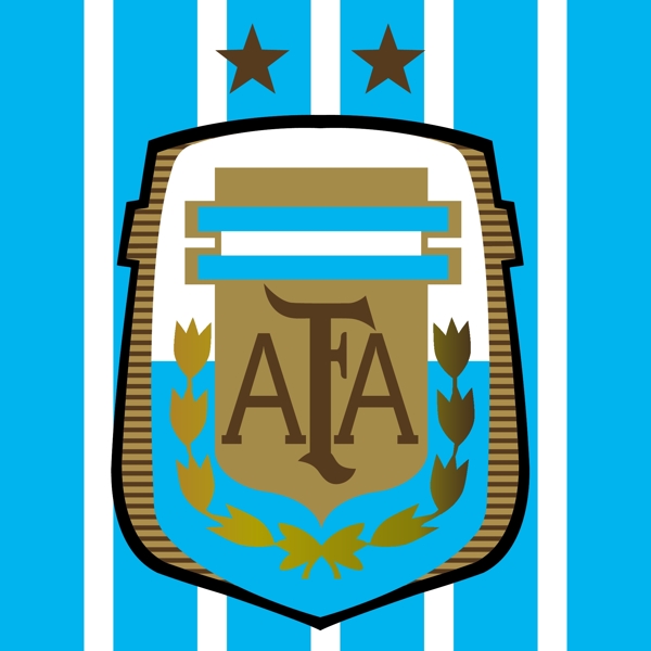阿根廷国家队足球标志图片